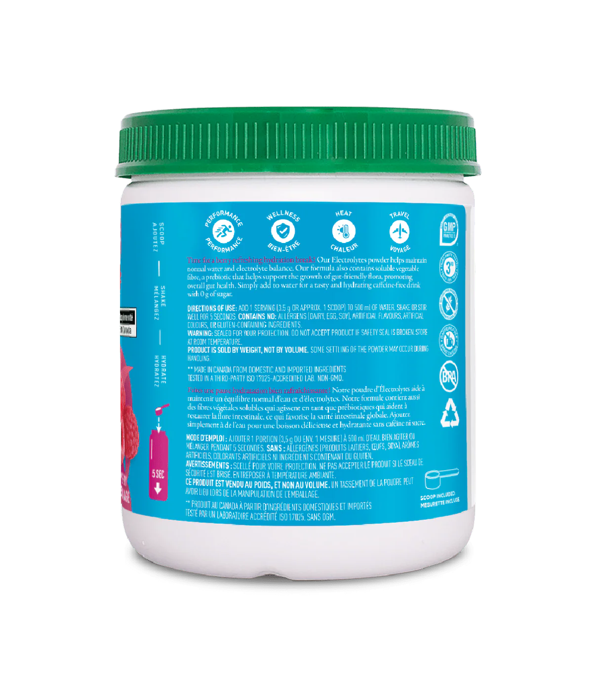 Electrolyte 100 Servings - Wild Raspberry - Image 3