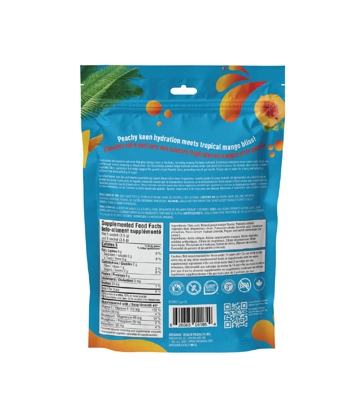 Electrolytes Sachets - Peach Paradise - Image 2