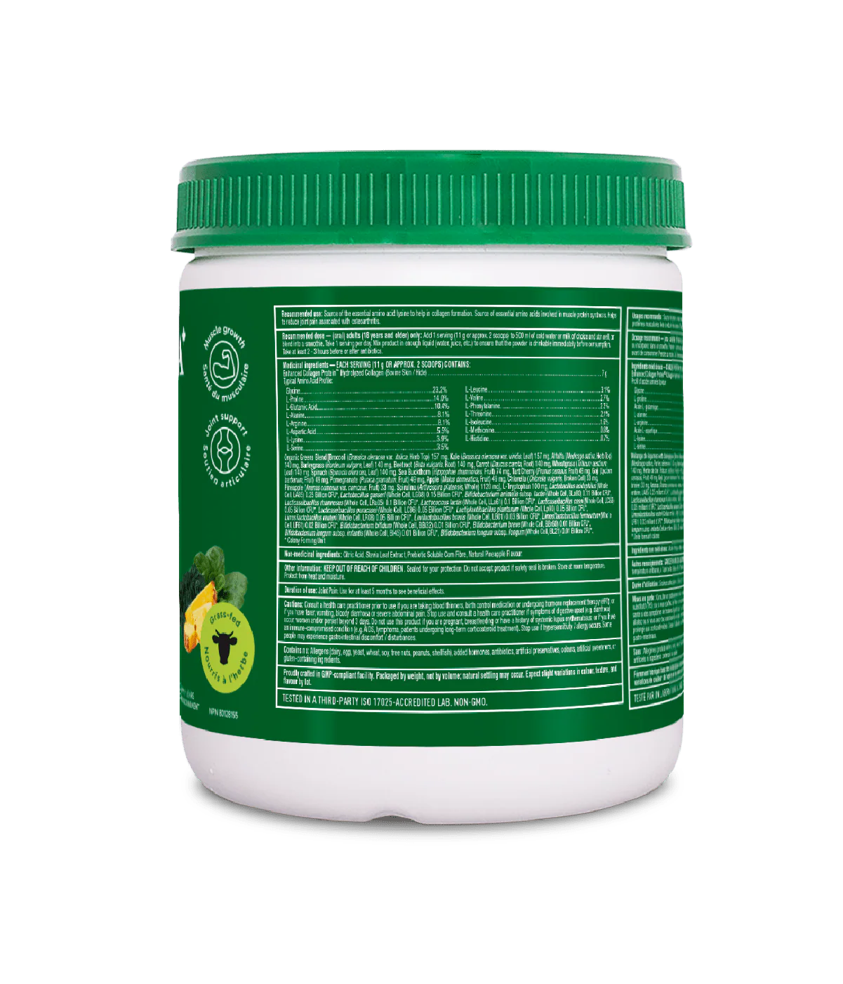 Enhanced Collagen Protein Power Greens with Probiotics - Image 3