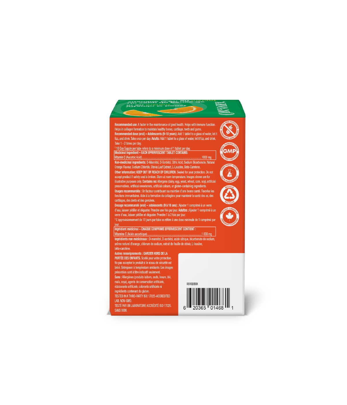 Instant C Effervescent with Stevia - Orange - Image 5