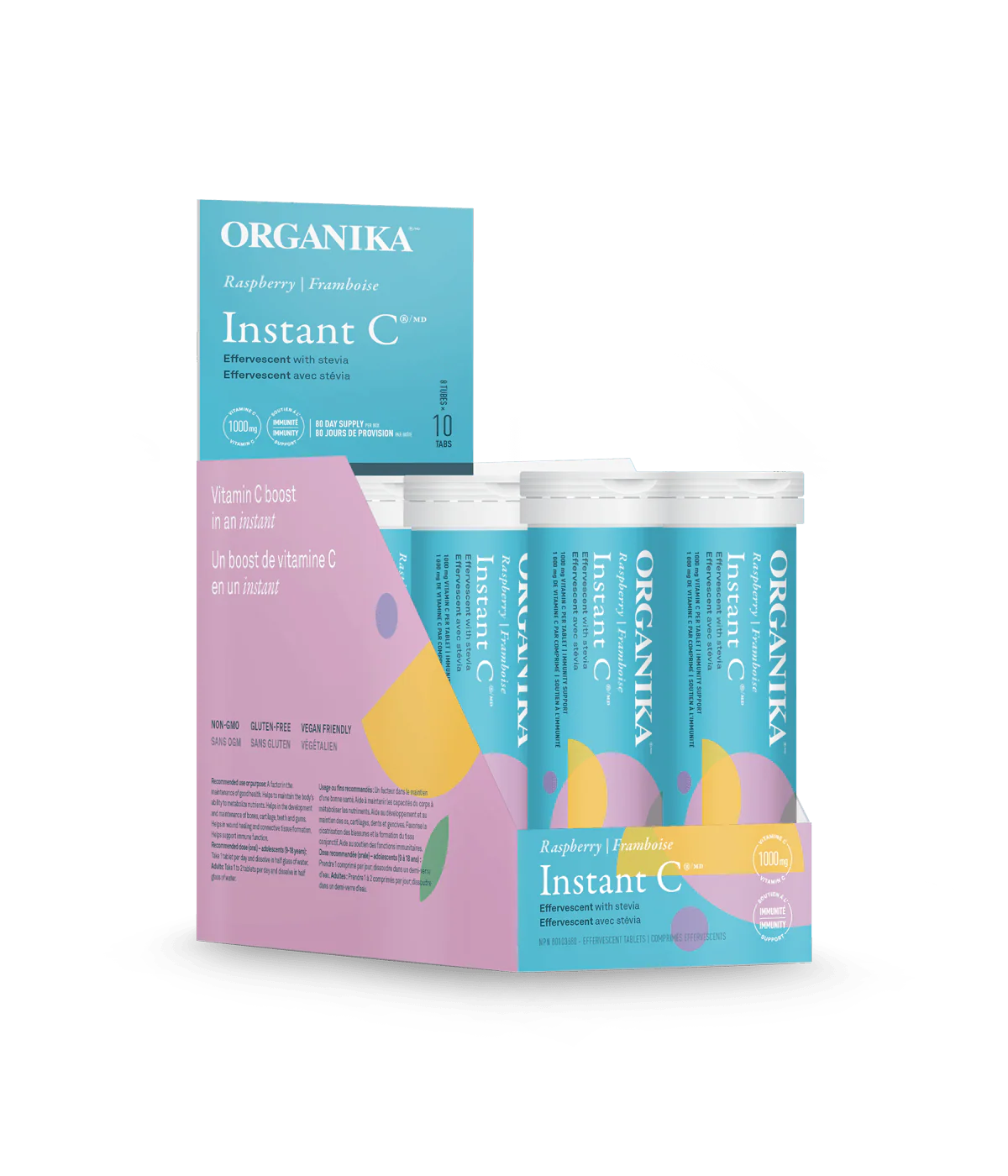 Instant C Effervescent with Stevia - Raspberry - Image 3
