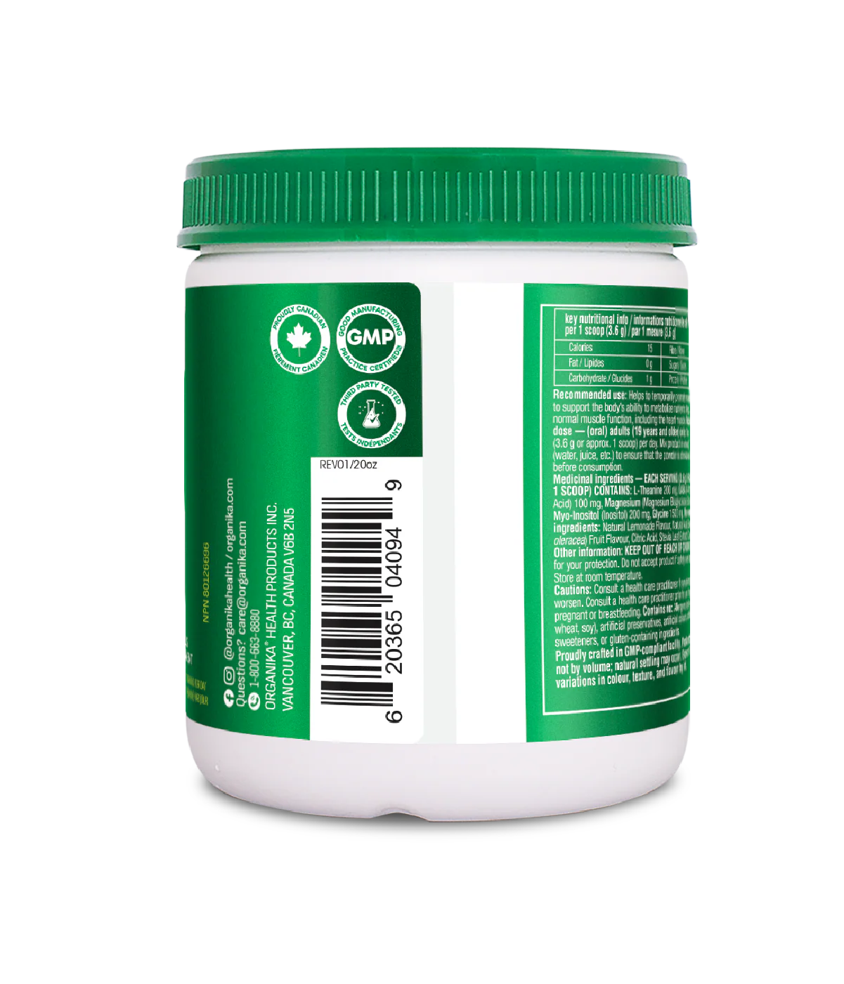 Mind Calm Powder with Magnesium Bisglycinate & L-Theanine - Image 3