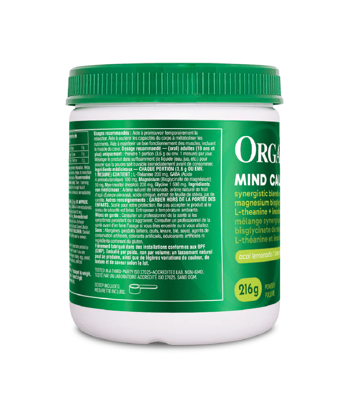Mind Calm Powder with Magnesium Bisglycinate & L-Theanine - Image 4