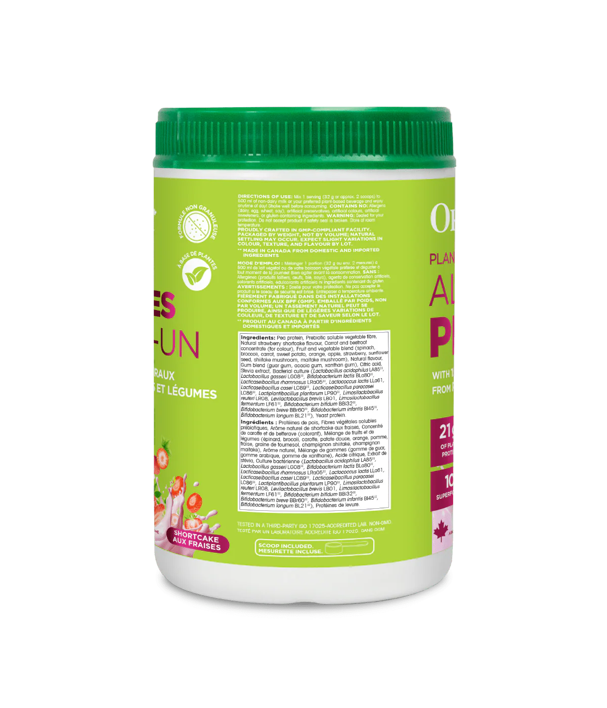 Plant-Based Daily Nutrition All-In-One Protein - Strawberry Shortcake - Image 3