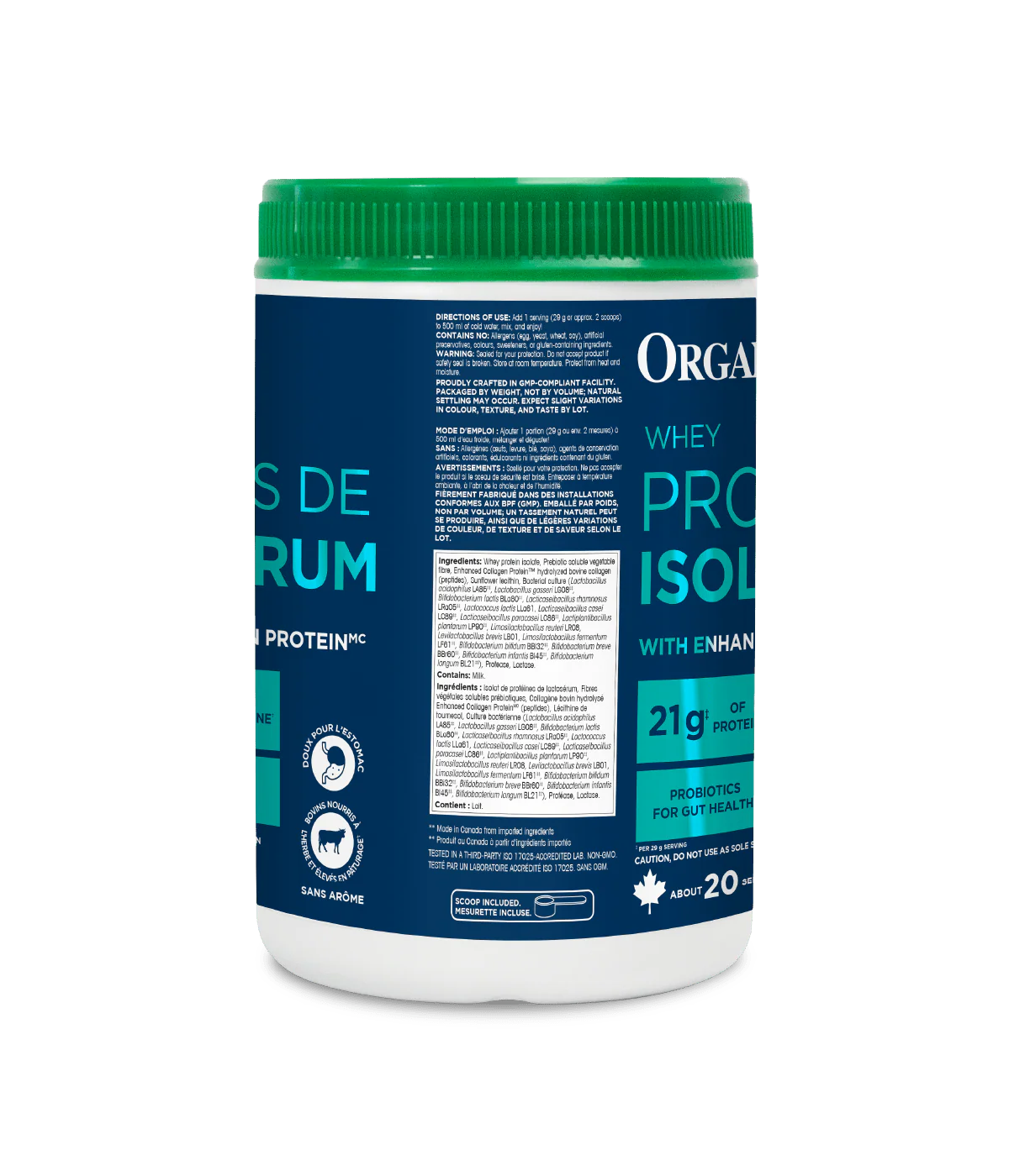 Whey Protein Isolate with Enhanced Collagen Protein - Image 3